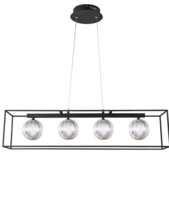 ΦΩΤΙΣΤΙΚΟ ΚΡΕΜΑΣΤΟ ΜΕΤΑΛΛΟ LED 14W 650Lm 3000K 80X1200mm ΜΑΥΡΟ ARTE ILLUMINA BOX EUROLAMP – 144-16110