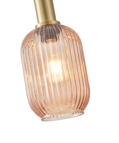 ΦΩΤΙΣΤΙΚΟ ΚΡΕΜΑΣΤΟ ΑΝΑΓΛΥΦΟ ΓΥΑΛΙ 1XΕ27 130X200X1200mm ΜΕΛΙ ARTE ILLUMINA TOPAZ EUROLAMP – 144-24084