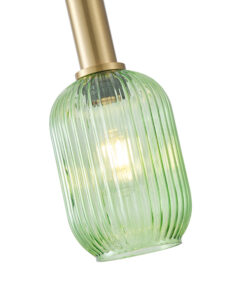 ΦΩΤΙΣΤΙΚΟ ΚΡΕΜΑΣΤΟ ΑΝΑΓΛΥΦΟ ΓΥΑΛΙ 1XΕ27 130X200X1200mm ΠΡΑΣΙΝΟ ARTE ILLUMINA TOPAZ EUROLAMP – 144-24085