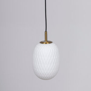 ΦΩΤΙΣΤΙΚΟ ΚΡΕΜΑΣΤΟ ΓΥΑΛΙ 1XE27  150X230mm ΛΕΥΚΟ ARTE ILLUMINA CANDY EUROLAMP – 144-24101