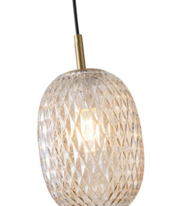 ΦΩΤΙΣΤΙΚΟ ΚΡΕΜΑΣΤΟ ΓΥΑΛΙ 1XE27 150X230mm ΛΕΥΚΟ ARTE ILLUMINA CANDY EUROLAMP – 144-24101