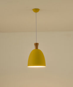 ΦΩΤΙΣΤΙΚΟ ΚΡΕΜΑΣΤΟ ΜΕΤΑΛΛΟ 1XΕ27 230X230mm ΚΙΤΡΙΝΟ ARTE ILLUMINA SIMPLO EUROLAMP – 144-24120