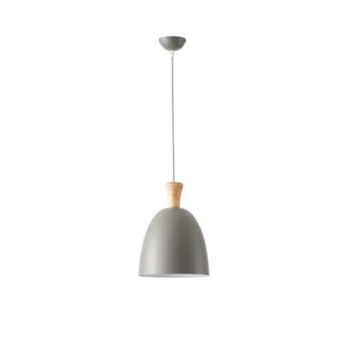 ΦΩΤΙΣΤΙΚΟ ΚΡΕΜΑΣΤΟ ΜΕΤΑΛΛΟ 1XΕ27 230X230mm ΓΚΡΙ ARTE ILLUMINA SIMPLO EUROLAMP – 144-24121