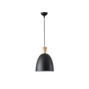 ΦΩΤΙΣΤΙΚΟ ΚΡΕΜΑΣΤΟ ΜΕΤΑΛΛΟ 1XΕ27 230X230mm ΜΑΥΡΟ ARTE ILLUMINA SIMPLO EUROLAMP – 144-24123