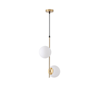 ΦΩΤΙΣΤΙΚΟ ΚΡΕΜΑΣΤΟ ΓΥΑΛΙ 2ΦΩΤΟ 2XΕ27 320X150X1550mm ΛΕΥΚΟ ARTE ILLUMINA ORBA EUROLAMP – 144-28514