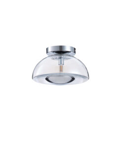 ΠΛΑΦΟΝΙΕΡΑ ΓΥΑΛΙΝΗ G9 230X230X150mm ΑΣΗΜΙ ARTE ILLUMINA CLEAR EUROLAMP – 144-28523