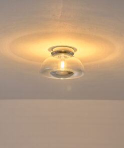 ΠΛΑΦΟΝΙΕΡΑ ΓΥΑΛΙΝΗ G9 230X230X150mm ΑΣΗΜΙ ARTE ILLUMINA CLEAR EUROLAMP – 144-28523