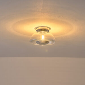 ΠΛΑΦΟΝΙΕΡΑ ΓΥΑΛΙΝΗ G9 230X230X150mm ΑΣΗΜΙ ARTE ILLUMINA CLEAR EUROLAMP – 144-28523