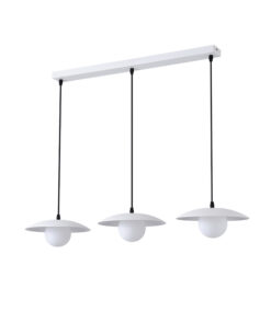 ΦΩΤΙΣΤΙΚΟ ΚΡΕΜΑΣΤΟ ΜΕΤΑΛΛΟ 3ΦΩΤΟ G9 Φ900mm ΛΕΥΚΟ ARTE ILLUMINA COBA CABANA EUROLAMP – 144-28526