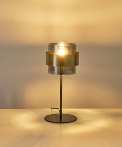 ΦΩΤΙΣΤΙΚΟ ΕΠΙΤΡΑΠΕΖΙΟ 1XE27 180X415mm ΜΑΥΡΟ-ΧΡΥΣΟ ARTE ILLUMINA RELIAC EUROLAMP – 144-28543