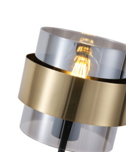 ΦΩΤΙΣΤΙΚΟ ΕΠΙΤΡΑΠΕΖΙΟ 1XE27 180X415mm ΜΑΥΡΟ-ΧΡΥΣΟ ARTE ILLUMINA RELIAC EUROLAMP – 144-28543