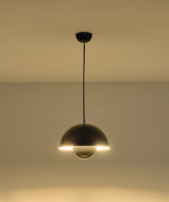 ΦΩΤΙΣΤΙΚΟ ΚΡΕΜΑΣΤΟ ΜΕΤΑΛΛΟ 1ΧE27 300X1290mm ΜΑΥΡΟ ARTE ILLUMINA JARDEN EUROLAMP – 144-28550