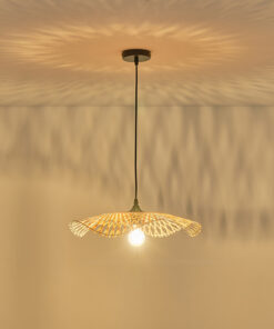 ΦΩΤΙΣΤΙΚΟ ΚΡΕΜΑΣΤΟ BAMBOO 1XE27 475X1160mm ΜΠΕΖ ARTE ILLUMINA CROSSLINE EUROLAMP – 144-31010
