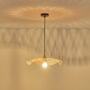 ΦΩΤΙΣΤΙΚΟ ΚΡΕΜΑΣΤΟ BAMBOO 1XE27  475X1160mm ΜΠΕΖ ARTE ILLUMINA CROSSLINE EUROLAMP – 144-31010