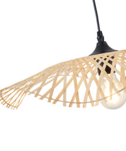ΦΩΤΙΣΤΙΚΟ ΚΡΕΜΑΣΤΟ BAMBOO 1XE27 475X1160mm ΜΠΕΖ ARTE ILLUMINA CROSSLINE EUROLAMP – 144-31010