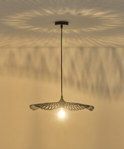 ΦΩΤΙΣΤΙΚΟ ΚΡΕΜΑΣΤΟ BAMBOO 1XE27 475X1160mm ΜΑΥΡΟ ARTE ILLUMINA CROSSLINE EUROLAMP – 144-31011