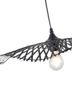 ΦΩΤΙΣΤΙΚΟ ΚΡΕΜΑΣΤΟ BAMBOO 1XE27 475X1160mm ΜΑΥΡΟ ARTE ILLUMINA CROSSLINE EUROLAMP – 144-31011