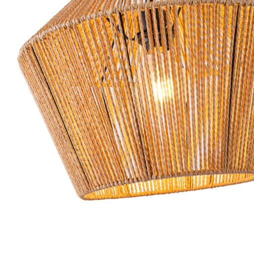 ΦΩΤΙΣΤΙΚΟ ΚΡΕΜΑΣΤΟ ΡΑΤΤΑΝ 1XE27  400X1320mm ΚΑΦΕ ARTE ILLUMINA VENTO EUROLAMP – 144-32010