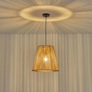ΦΩΤΙΣΤΙΚΟ ΚΡΕΜΑΣΤΟ ΡΑΤΤΑΝ 1XE27  380X1350mm ΚΑΦΕ ARTE ILLUMINA VENTO EUROLAMP – 144-32011