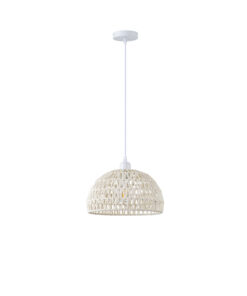 ΦΩΤΙΣΤΙΚΟ ΚΡΕΜΑΣΤΟ ΡΑΤΤΑΝ 1XE27 300X1270mm ΛΕΥΚΟ ARTE ILLUMINA VENTO EUROLAMP – 144-32012