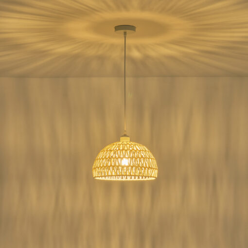 ΦΩΤΙΣΤΙΚΟ ΚΡΕΜΑΣΤΟ ΡΑΤΤΑΝ 1XE27  300X1270mm ΛΕΥΚΟ ARTE ILLUMINA VENTO EUROLAMP – 144-32012