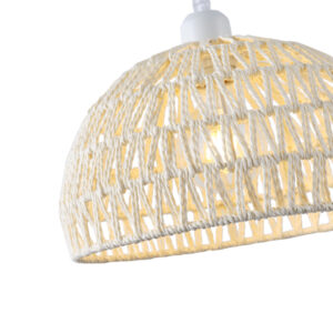 ΦΩΤΙΣΤΙΚΟ ΚΡΕΜΑΣΤΟ ΡΑΤΤΑΝ 1XE27  300X1270mm ΛΕΥΚΟ ARTE ILLUMINA VENTO EUROLAMP – 144-32012