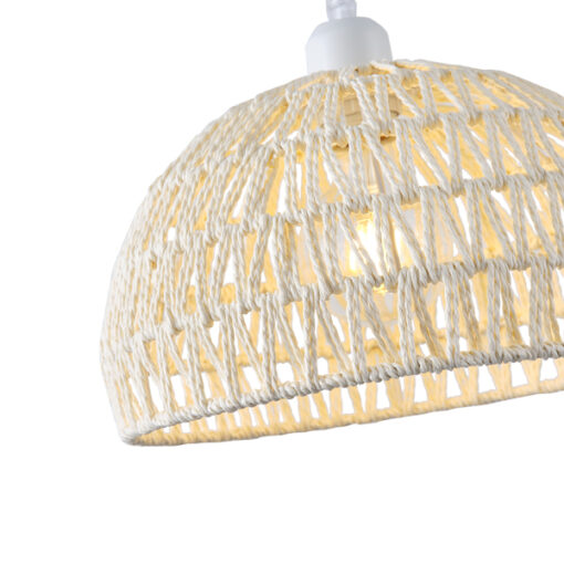 ΦΩΤΙΣΤΙΚΟ ΚΡΕΜΑΣΤΟ ΡΑΤΤΑΝ 1XE27  300X1270mm ΛΕΥΚΟ ARTE ILLUMINA VENTO EUROLAMP – 144-32012