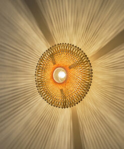 ΑΠΛΙΚΑ ΤΟΙΧΟΥ ΒΑΜΒΟΟ 1XE27 400X140mm ΚΑΦΕ-ΜΑΥΡΟ ARTE ILLUMINA CYCLONE EUROLAMP – 144-32015