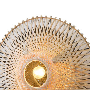 ΑΠΛΙΚΑ ΤΟΙΧΟΥ ΒΑΜΒΟΟ 1XE27  400X140mm ΚΑΦΕ-ΜΑΥΡΟ ARTE ILLUMINA CYCLONE EUROLAMP – 144-32015