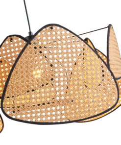 ΦΩΤΙΣΤΙΚΟ ΚΡΕΜΑΣΤΟ ΡΑΤΤΑΝ 1XE27 390Χ1270mm ΚΑΦΕ-ΜΑΥΡΟ ARTE ILLUMINA KAI EUROLAMP – 144-33035