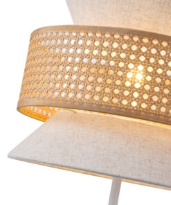 ΦΩΤΙΣΤΙΚΟ ΕΠΙΔΑΠΕΔΙΟ ΥΦΑΣΜΑ 1XE27 350X1450mm MΠΕΖ-ΜΑΤ ΛΕΥΚΟ ARTE ILLUMINA ISLA EUROLAMP – 144-33054