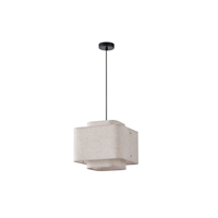ΦΩΤΙΣΤΙΚΟ ΚΡΕΜΑΣΤΟ ΥΦΑΣΜΑ 1XΕ27 Φ320Χ1090mm ΜΠΕΖ ARTE ILLUMINA ΜUSA EUROLAMP – 144-33060