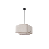 ΦΩΤΙΣΤΙΚΟ ΚΡΕΜΑΣΤΟ ΥΦΑΣΜΑ  1XΕ27Φ400Χ1090mm ΜΠΕΖ ARTE ILLUMINA MUSA EUROLAMP – 144-33061