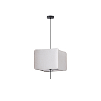 ΦΩΤΙΣΤΙΚΟ ΚΡΕΜΑΣΤΟ ΥΦΑΣΜΑ 1XΕ27 480ΧH900mm ΜΠΕΖ ARTE ILLUMINA TOSCANY EUROLAMP – 144-33065