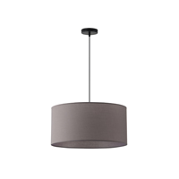 ΦΩΤΙΣΤΙΚΟ ΚΡΕΜΑΣΤΟ ΥΦΑΣΜΑ 1XΕ27 Φ530X260mm ΓΚΡΙ ARTE ILLUMINA SOHO EUROLAMP – 144-33071