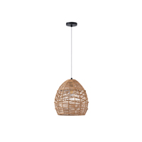 ΦΩΤΙΣΤΙΚΟ ΚΡΕΜΑΣΤΟ BAMBOO 1XE27  300X300X300mm ΚΑΦΕ ARTE ILLUMINA AITHRA EUROLAMP – 144-33088