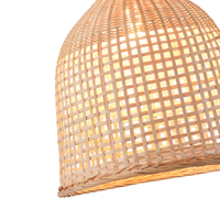 ΦΩΤΙΣΤΙΚΟ ΚΡΕΜΑΣΤΟ BAMBOO 1XE27 400Χ400X270mm ARTE ILLUMINA EARTHY EUROLAMP – 144-33096