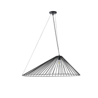 ΦΩΤΙΣΤΙΚΟ ΚΡΕΜΑΣΤΟ ΜΕΤΑΛΛΟ 1XE27  800x520x1360mm ΜΑΥΡΟ ARTE ILLUMINA RAY EUROLAMP – 144-46023