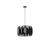 ΦΩΤΙΣΤΙΚΟ ΚΡΕΜΑΣΤΟ ΜΕΤΑΛΛΟ 1XE27  425X425X1300mm ΜΑΥΡΟ ARTE ILLUMINA CROWN EUROLAMP – 144-46026