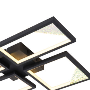 ΦΩΤΙΣΤΙΚΟ ΟΡΟΦΗΣ AΛΟΥΜΙΝΙΟ LED  36W 1200Lm 3000K 450X580X55mm AΣΗΜΙ ARTE ILLUMINA SQUARE EUROLAMP – 144-46060