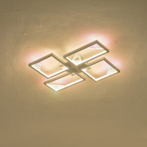 ΦΩΤΙΣΤΙΚΟ ΟΡΟΦΗΣ ΑΛΟΥΜΙΝΙΟ LED 36W 900Lm 3000K 450X580X55mm ΜΑΥΡΟ ARTE ILLUMINA SQUARE EUROLAMP – 144-46061