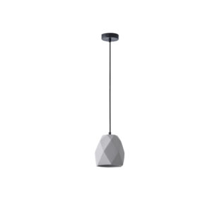 ΦΩΤΙΣΤΙΚΟ ΚΡΕΜΑΣΤΟ ΤΣΙΜΕΝΤΟ 1xΕ27 160X160X170mm ΓΚΡΙ ARTE ILLUMINA ARME EUROLAMP – 144-50006