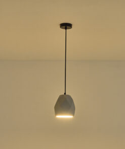 ΦΩΤΙΣΤΙΚΟ ΚΡΕΜΑΣΤΟ ΤΣΙΜΕΝΤΟ 1xΕ27 160X160X170mm ΓΚΡΙ ARTE ILLUMINA ARME EUROLAMP – 144-50006