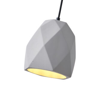 ΦΩΤΙΣΤΙΚΟ ΚΡΕΜΑΣΤΟ ΤΣΙΜΕΝΤΟ 1xΕ27 160X160X170mm ΓΚΡΙ ARTE ILLUMINA ARME EUROLAMP – 144-50006