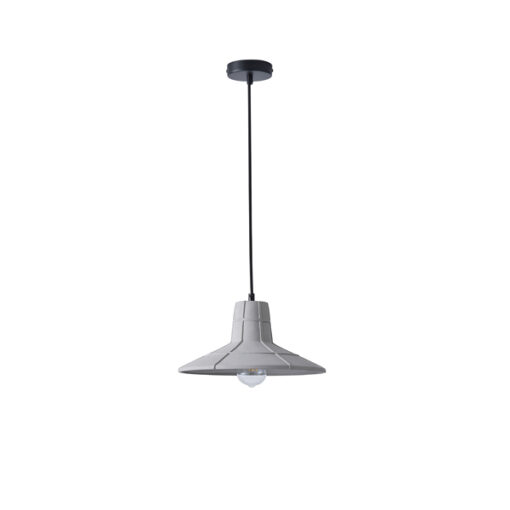 ΦΩΤΙΣΤΙΚΟ ΚΡΕΜΑΣΤΟ  ΤΣΙΜΕΝΤΟ 1xΕ27 320X320X160mm ΓΚΡΙ ARTE ILLUMINA ARME EUROLAMP – 144-50008
