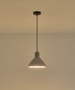 ΦΩΤΙΣΤΙΚΟ ΚΡΕΜΑΣΤΟ ΤΣΙΜΕΝΤΟ 1xΕ27 240X240X200mm ΓΚΡΙ ARTE ILLUMINA YESO EUROLAMP – 144-50009