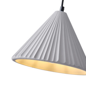 ΦΩΤΙΣΤΙΚΟ ΚΡΕΜΑΣΤΟ ΤΣΙΜΕΝΤΟ 1xΕ27 240X240X210mm ΓΚΡΙ ARTE ILLUMINA PLATRE EUROLAMP – 144-50010