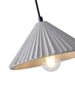 ΦΩΤΙΣΤΙΚΟ ΚΡΕΜΑΣΤΟ ΤΣΙΜΕΝΤΟ 1xΕ27 250X250X1240mm ΓΚΡΙ ARTE ILLUMINA PLATRE EUROLAMP – 144-50011