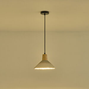 ΦΩΤΙΣΤΙΚΟ ΚΡΕΜΑΣΤΟ RUBBER WOOD&ΤΣΙΜΕΝΤΟ 1xΕ27 250X250X180mm ΧΑΚΙ ARTE ILLUMINA GESSO EUROLAMP – 144-50014
