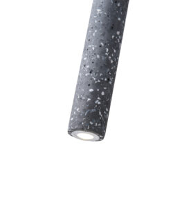 ΦΩΤΙΣΤΙΚΟ ΚΡΕΜΑΣΤΟ ΤΣΙΜΕΝΤΟ GU10 45X45X300mm ΜΑΥΡΟ ARTE ILLUMINA SALPICO EUROLAMP – 144-50020